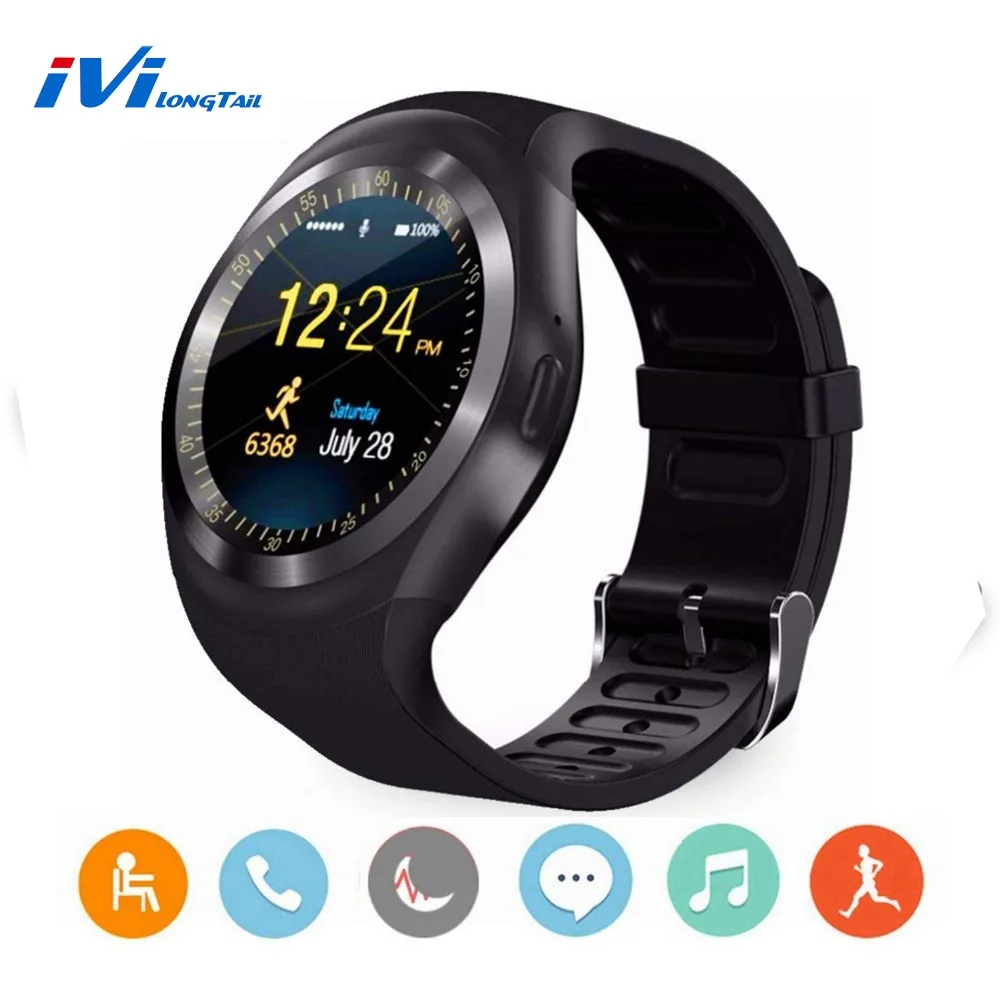 

Y1 Bluetooth Smart Watch Android Smartwatch Cell Phone SIM TF Camera Sport for Samsung LG Sony HUAWEI Google Xiaomi Android