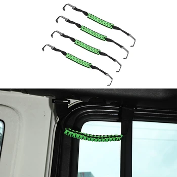 

Car Interior 4Doors Top Grab for 2018 Jeep Wrangler JL Handles Grip Bar Pulling Tab Roof Oxford Cloth Handle Black Accessories