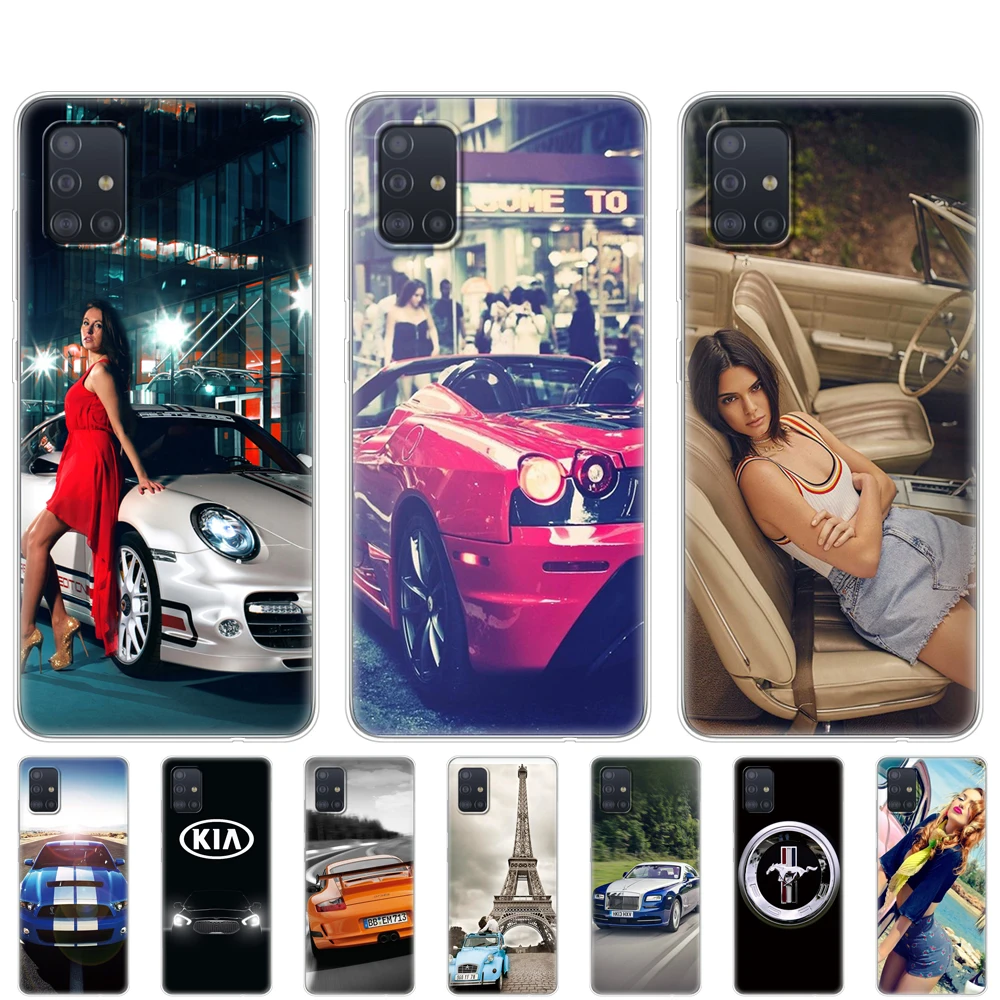 Чехол для samsung galaxy A31 A41 A51 A71 A01 A81 A91 A11 A30S A20S A21S A50S M11 M21 M31 M30S M40S спортивные гоночные