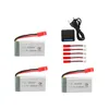 3.7V 1200mah lipo Battery +5 in 1 charger for HQ859B HQ898B H11D H11C T64 T04 T05 F28 F29 T56 T57 Drone 903052 battery ► Photo 3/6
