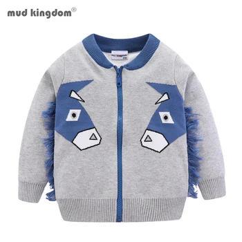 

Mudkingdom Little Boys Cardigan Sweater Cute Pony Fashion Tassel Zipper Knit Jacket for Boys