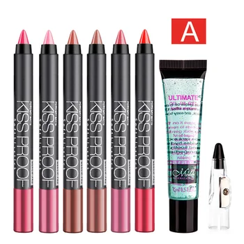 

Pencil Sharpener Nude Easy To Wear Waterproof Nutritious Long Lasting Cosmetic Tint Lipstick Set Combination Makeup Remover Gel