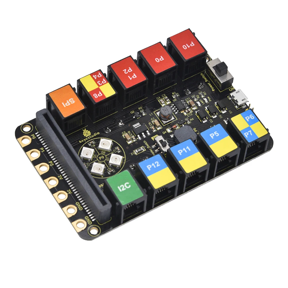 Keyestudio EASY Plug RJ11 6P6C Shield V1.0 для Micro: bit