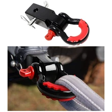 Скоба сцепка приемник 2 дюйма приемник Скоба крепления сверхмощный и твердый с 3/4 дюйма D кольцо скоба, буксировочные аксессуары для