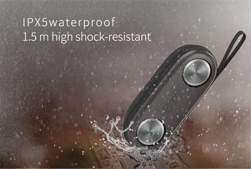 OVEVO D10 Bluetooth динамик деревянный 3,7*1000 мАч водонепроницаемый аудио портативный динамик открытый беспроводной Саундбар