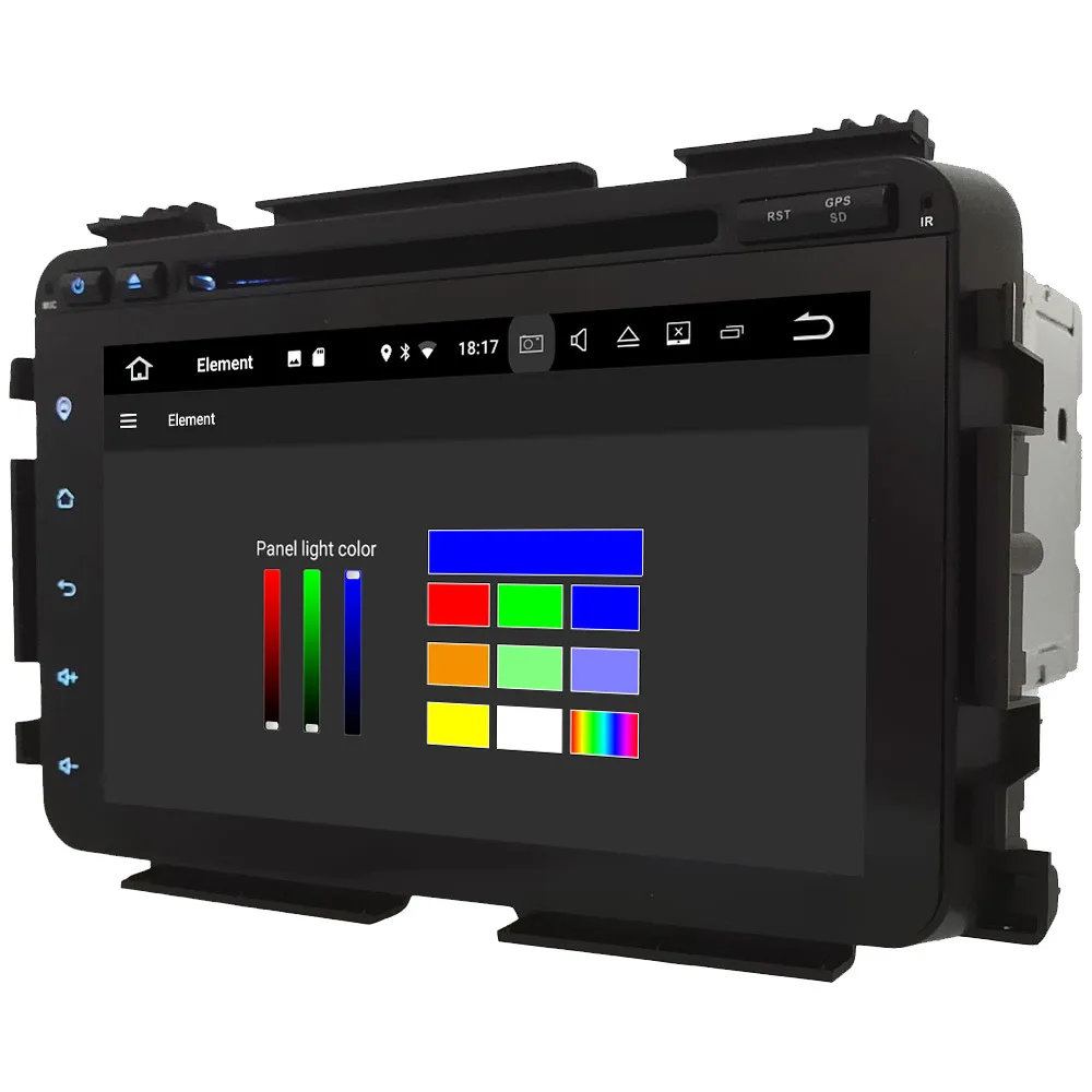 Klyde ips 4G Android 9,0 Восьмиядерный 4 Гб ОЗУ 64 Гб ПЗУ DSP BT автомобильный dvd-плеер Радио Стерео gps ГЛОНАСС для Honda HRV Vezel 2013