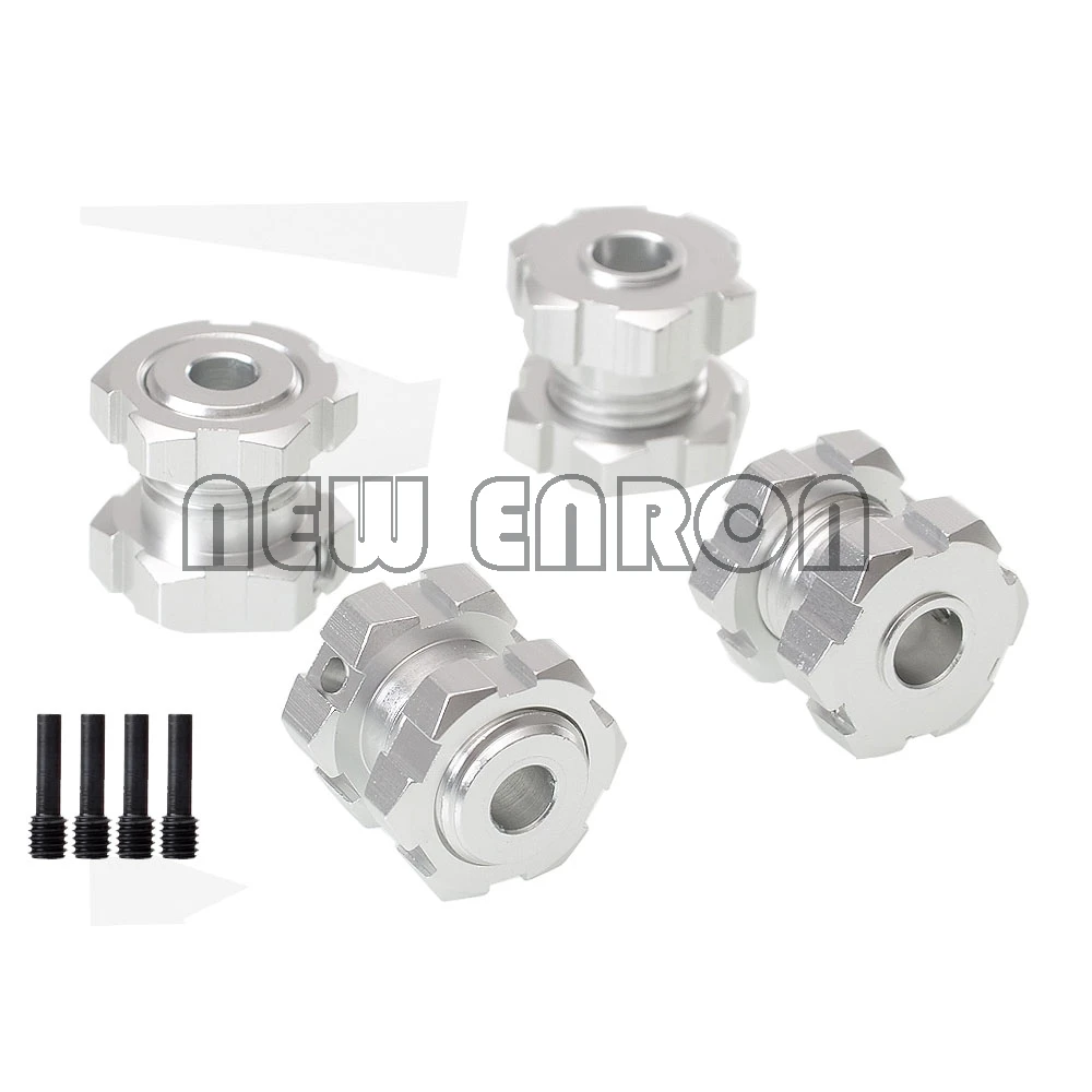 Новые ENRON 17 мм Splined ступицы 5353X подходят для RC 1/10 Traxxas E-MAXX Summit E-REVO REVO3.3 - Цвет: SILVER