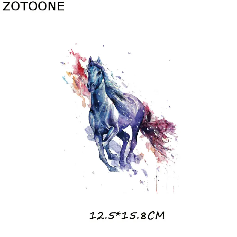 ZOTOONE цветные джинсы с нашивками в виде собаки, кошки, совы, железная наклейка для одежды, платья-футболки, термопереводная наклейка с животными, сделай сам - Цвет: ZT0283