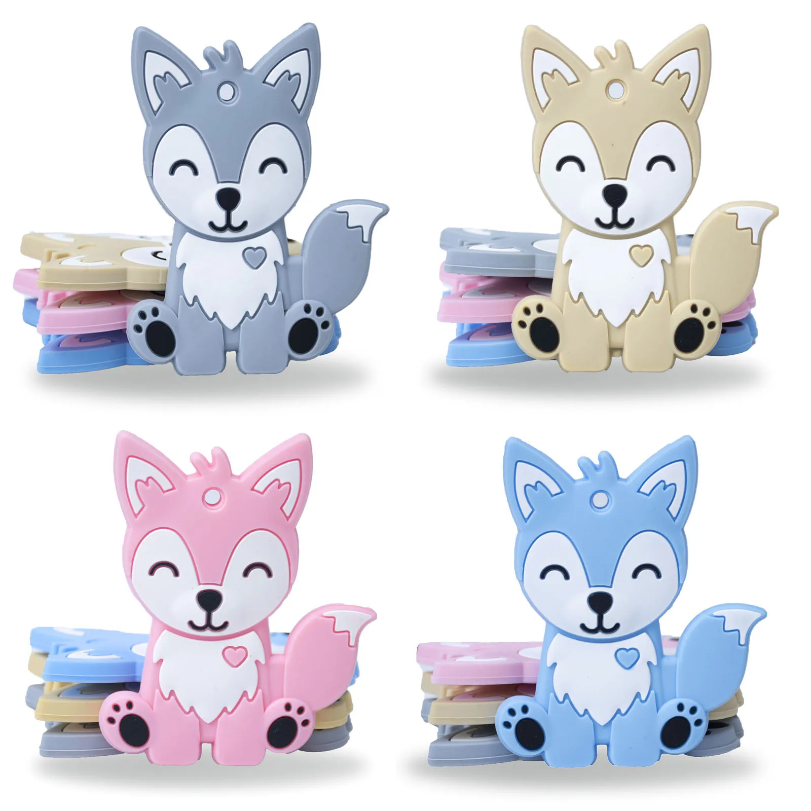 Прорезыватель для зубов детский силиконовый без бисфенола 5/10 шт. | Мать и ребенок