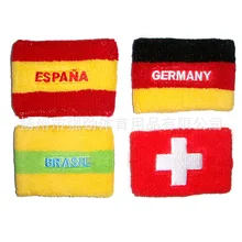 Спортивный Браслет полотенце браслет многоцветной выбор спортивная защита Фитнес впитывающий пот Bracer производители Direc
