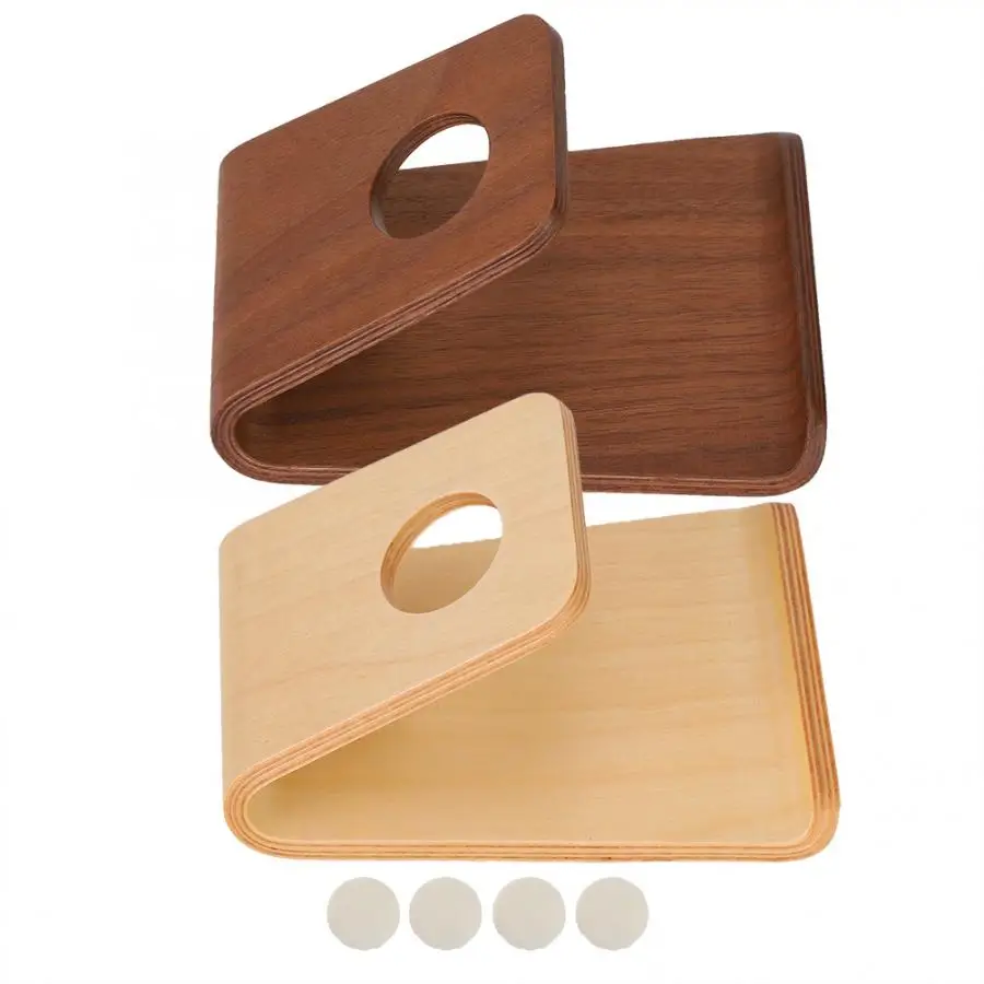 

for Samdi Portable Wooden Mobile Phone Desktop Bracket Stand with 4 Anti-skid Pad phone stand