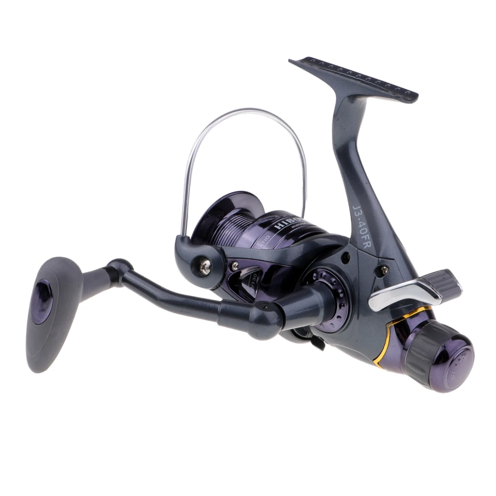 Carp Fishing Spinning Reel with Front and Rear Double Drag Brake System 3BB Left Right Interchangeable for Saltwater Freshwater