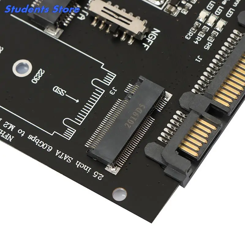 M.2 NGFF MSATA SSD-SATA 3.0 어댑터 2 in 1 변환기 카드 (PC 노트북 용)