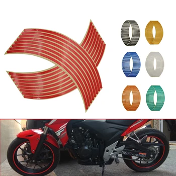 

Motorcycle Wheel Sticker 3D Reflective Rim Tape Auto Decals Strips For Yamaha FZR XJR 400 BT1100 MT 07 09 10 FZ 07 09 6R 8 MT01