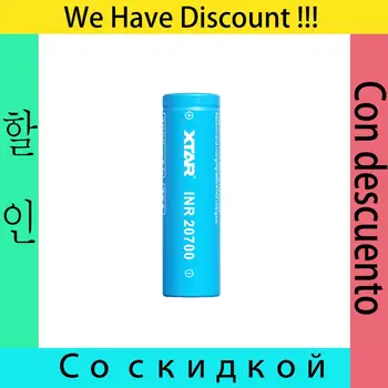 

XTAR INR 20700 3000mah max pulse discharge current 35A rechargeable battery