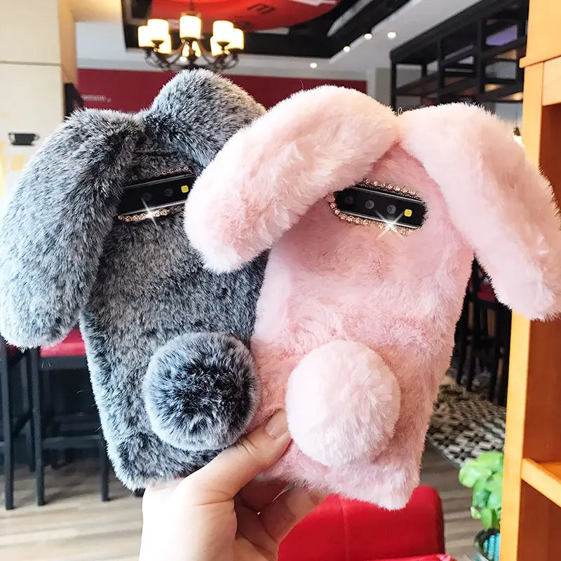 

3D Warm Rabbit Case for samsung Galaxy S10 S10E S9 S8 Plus S6 S7 Edge Note 8 9 10 Pro A10 A50 A70 A750 M10 M30 M20 A20 A30