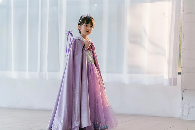 Плащ с капюшоном disney, длинный вельветовый плащ для рождества, Хэллоуина, пальто, верхняя одежда, костюм, детская одежда, теплый косплей, новинка