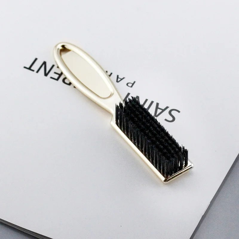

1PC Professional Men's Beard Shaving Brush Retro Oil Head Brush Barber Plating Neck Face Beard Cleaning Brush
