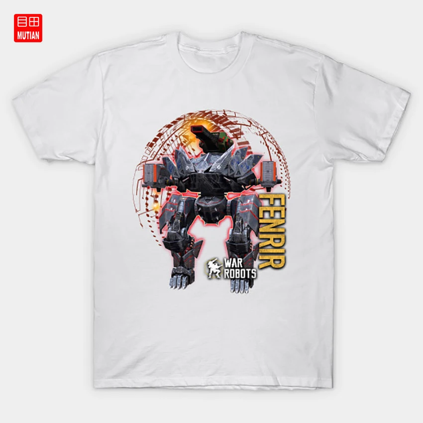 Blacken Deltage tælle WR19 D02Fenrir T-Shirt War Robots War Machine War Robots Merchandise War  Robots War Zone War Robots Machine War Robots Combat - AliExpress