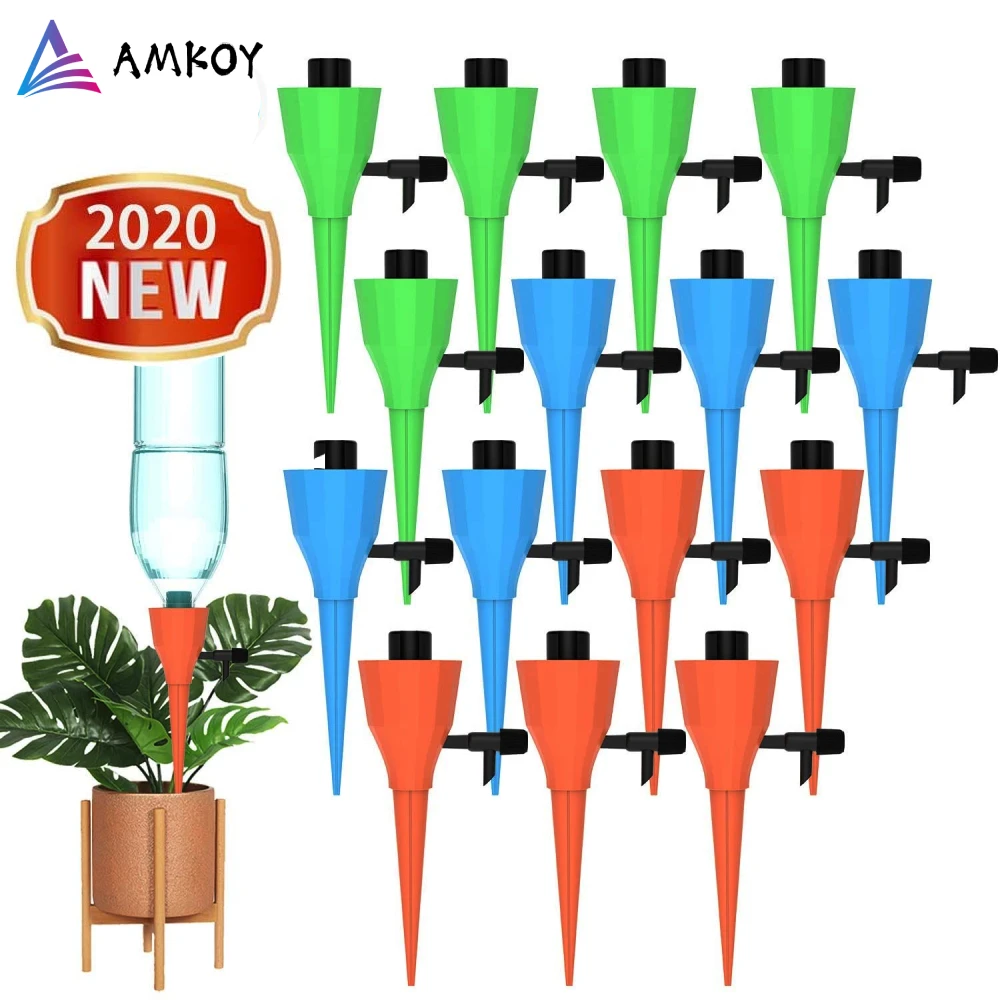 

2020 NEW DESIGN Self-contained Auto Drip Irrigation Watering System Automatic Watering Spike for Plants Flower Indoor Household