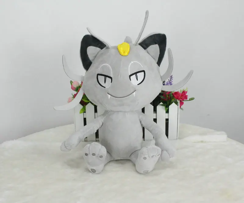 25-30 см плюшевая кукла Lapras Ninetales Bulbasaur lowbro с положительной энергией, аниме, мультяшная кукла, мягкая, милая, рождественский подарок для ребенка - Цвет: 30cm Meow meow