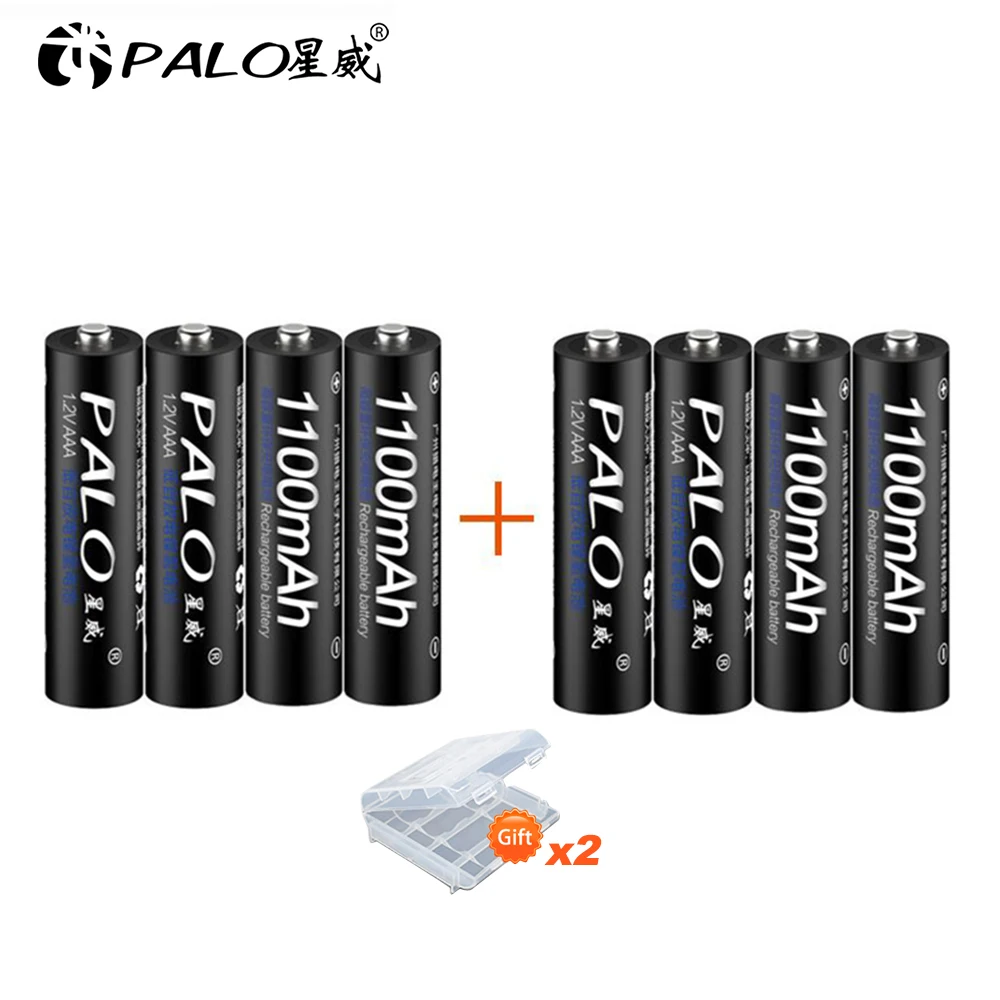 Аккумуляторная батарея комплект AAA 1100 mAh 1,2 V пало Ni-MH 3A Батарея Baterias Bateria для светодиодная световая игрушка mp3 Бесплатная доставка