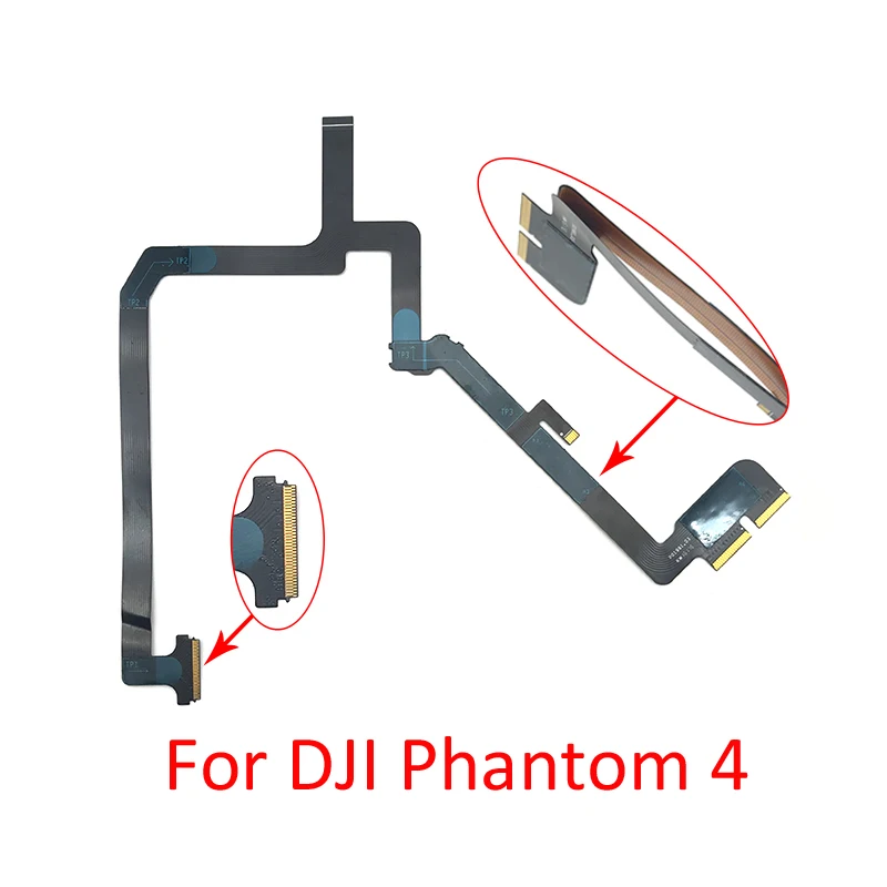 Phantom 4 Плоский кабель для Dji Phantom 4 gimbal соединительный, гибкий ленточный кабель Замена для RC частей
