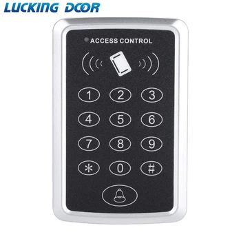 125KHz RFID Access Control Keypad EM Card Reader Door Access Control System Door Lock Opener Keyboard System zk scr100 rfid card capacity tcp ip scr100 door access control rfid access control system