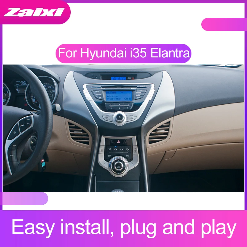 Clearance ZaiXi Android Car Multimedia player For Hyundai i35 Elantra / Fludic Elantra GPS 2 Din WIFI GPS Navigation Autoradio Radio Maps 1