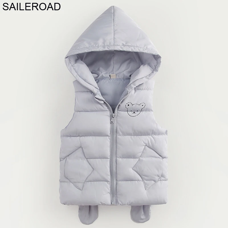 SAILEROAD Жилет для новорожденных 2-7 лет Жилет без рукавов Жилет без рукавов Зимние детские осенние жакеты без рукавов для девочек Жилет