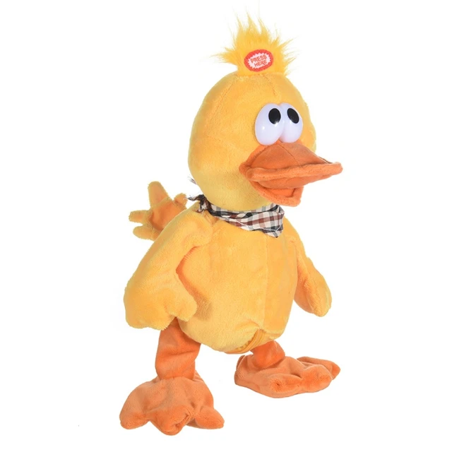 Electric Dancing Duck Roosters Frog Plush Doll Birthday Gift Soft Interactive Doll for Kids Early Education Anti-Anxiety 1