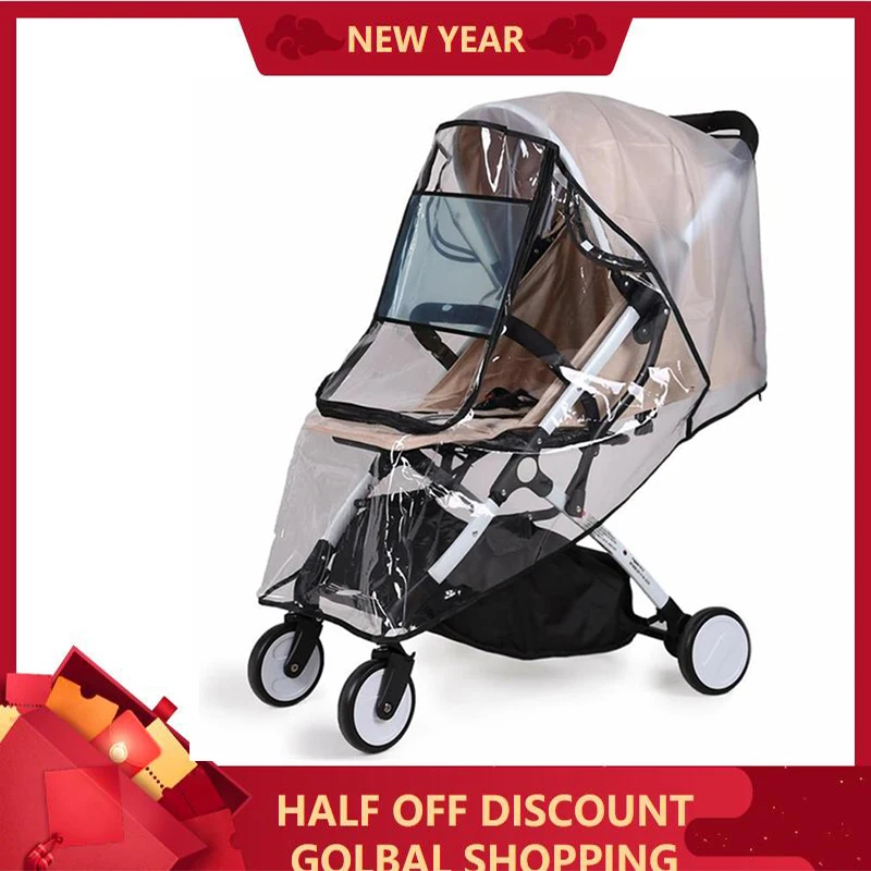 Baby Stroller Raincoat Waterproof And Breathable Pram Accessories Suitable Yoya Stroller Rain