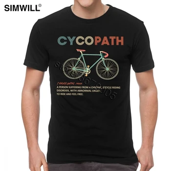 

Vintage Tshirt Men Cycopath Funny Cycling For Cyclists And Bikers T-Shirt Streetwear MTB Tees Shirt Short Sleeved Cotton T Shirt