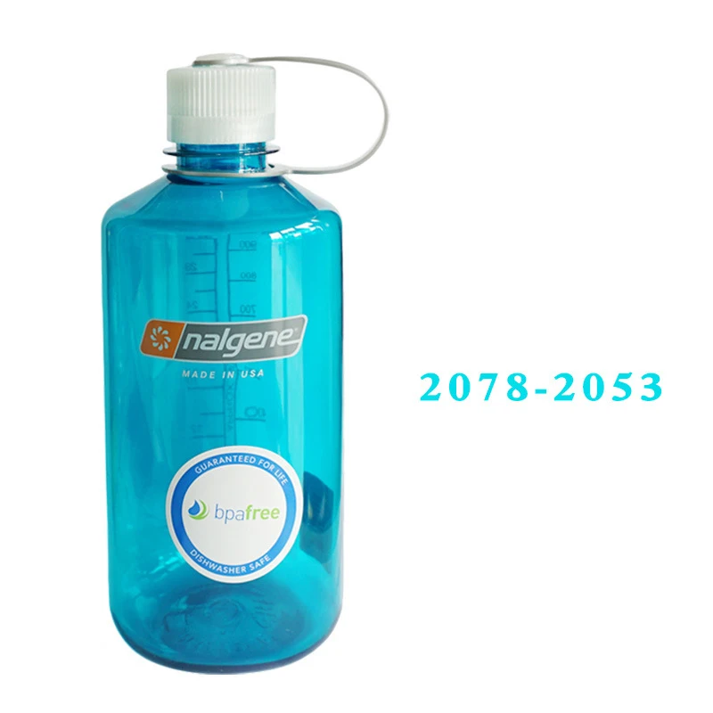 Nalgene, спортивная чашка для улицы, портативный пластиковый чайник, чашка с маленьким отверстием для рта, бутылка для фитнеса, велоспорта, кемпинга, путешествий 1000 мл - Цвет: 2078-2053