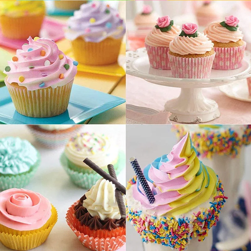 11/8Pcs Reusable Icing Piping Nozzles Set Pastry Bag Scraper Flower Cream Tips Converter Baking Cup DIY Cake Decorating Tools cake decorating tip set,baking supplies,cake icing nozzles,baking nozzle set,cake decorating nozzle set