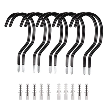 

Bike Hooks Heavy Duty Bicycle Wall Hook and Hanger Mount Holder for Garage Ceiling Wooden Wall Fitting All Bikes Garden Tools Fa