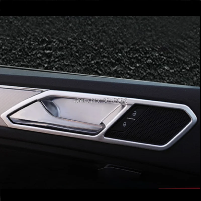 Для Volkswagen Tiguan L ABS Хромированная внутренняя дверная ручка, крышка, рамка, накладка, аксессуары для стайлинга автомобилей