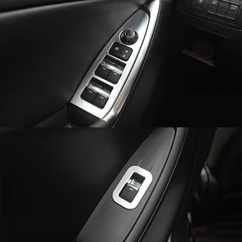 

For Mazda CX-5 CX5 Car Accessories Styling ABS Chrome Inner Door Window Lift Button Switch Panel Cover Trim