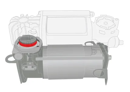 AUDI A6 C5 4B ALLROAD A8 D3 4E S8 пневматическая подвеска головка компрессора цилиндр C2C277