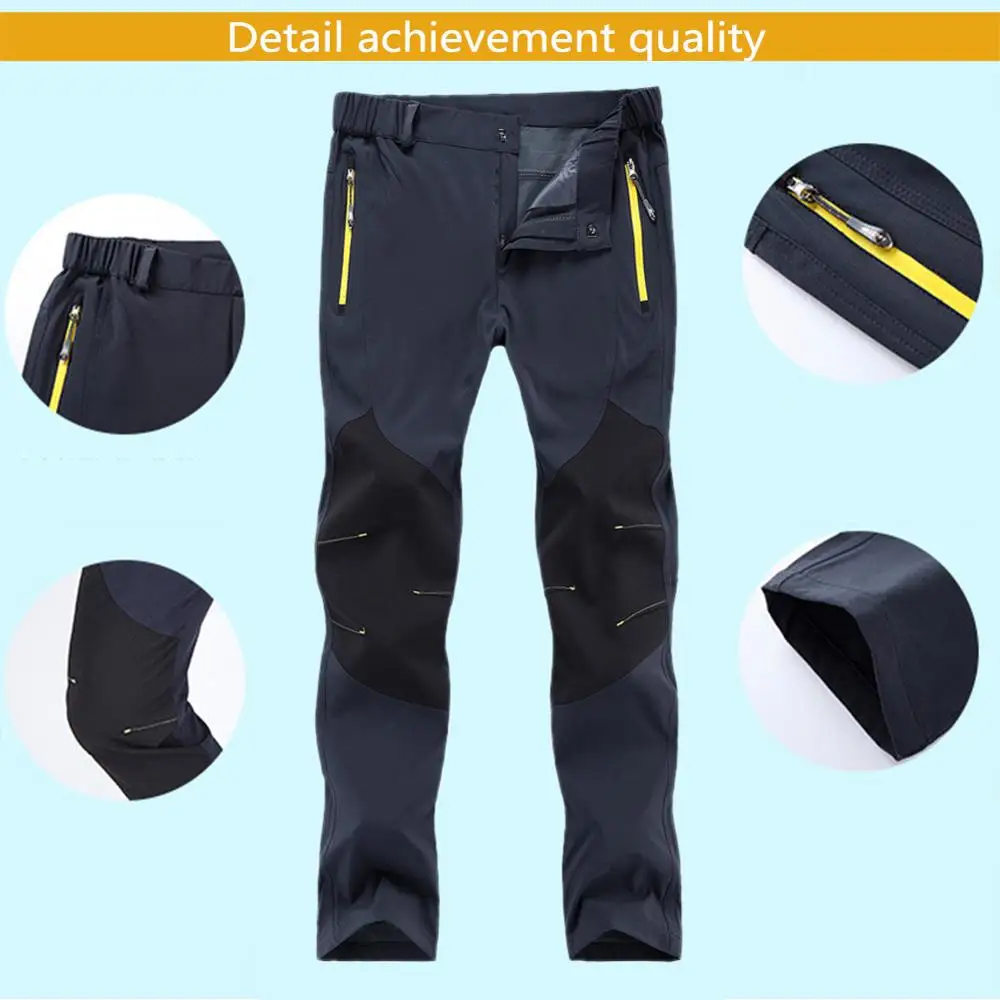 Спортивные водонепроницаемые дышащие спортивные штаны M-3XL штаны для скалолазания для мужчин/женщин бейсболка для езды и походов Кемпинг Рыбалка быстрые сохнующие брюки