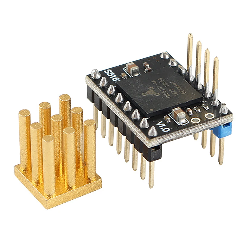 TMC5161 V1.0 SPI шаговый двигатель драйвер высокой мощности 3d принтер части 3.5A бесшумный драйвер StepStick для Nema 17 23 мотор