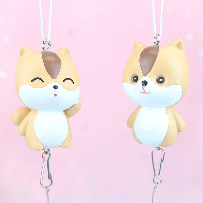 Мультяшные полимерные le baby Rat Wind Chime Подвеска для студентов, подарок для детей, креативный домашний резиновый колокольчик INS