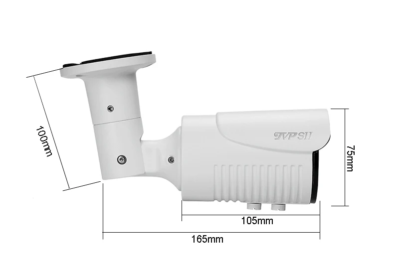 5MP/4MP/2MP H.265+ 42pcs infrared Led 2.8mm-12mm Lens 4X arifocal Outdoor IP66 Zoom Metal ONVIF Aud - 33023709876