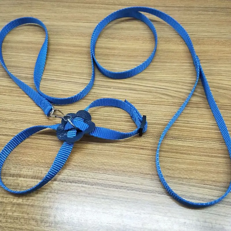 

Nylon Pet Harness and Leash for Hamster Adjustable Ferret Rat Mouse Bunny Harnesses Vest Lead Rope Leash Guinea Pig Accessories