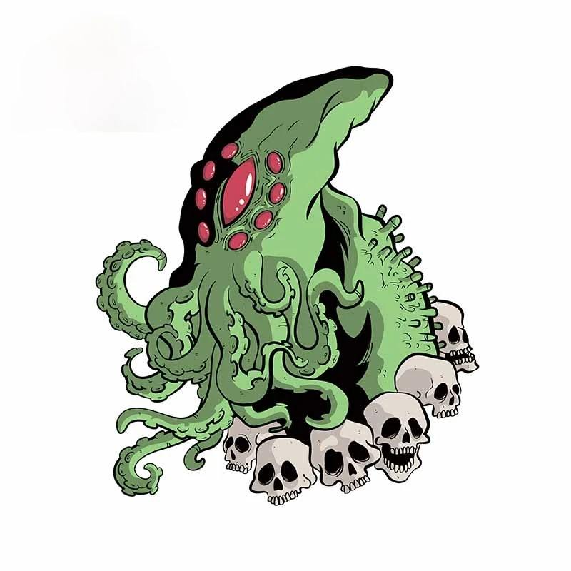 

Креативные вариации Осьминог личность Автомобильная наклейка из ПВХ Высококачественная Водонепроницаемая Солнцезащитная Автомобильная наклейка для мотоцикла ноутбука украшение