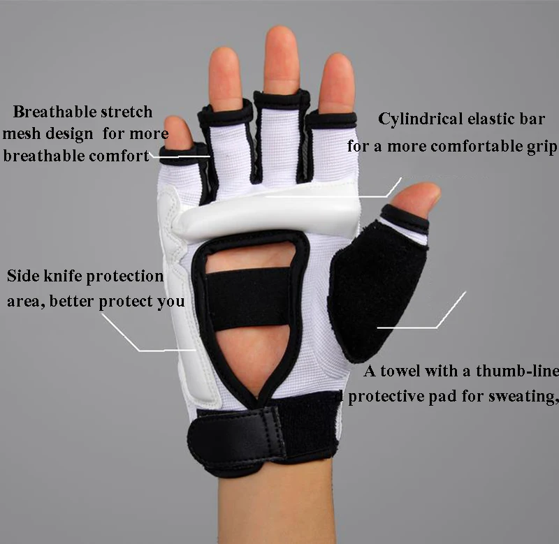 Boxing Half Fingers Adults Boxing GlovesKids Sandbag Training  Gloves SandaKarateMuay Thai Fitness Taekwondo Protector (9)