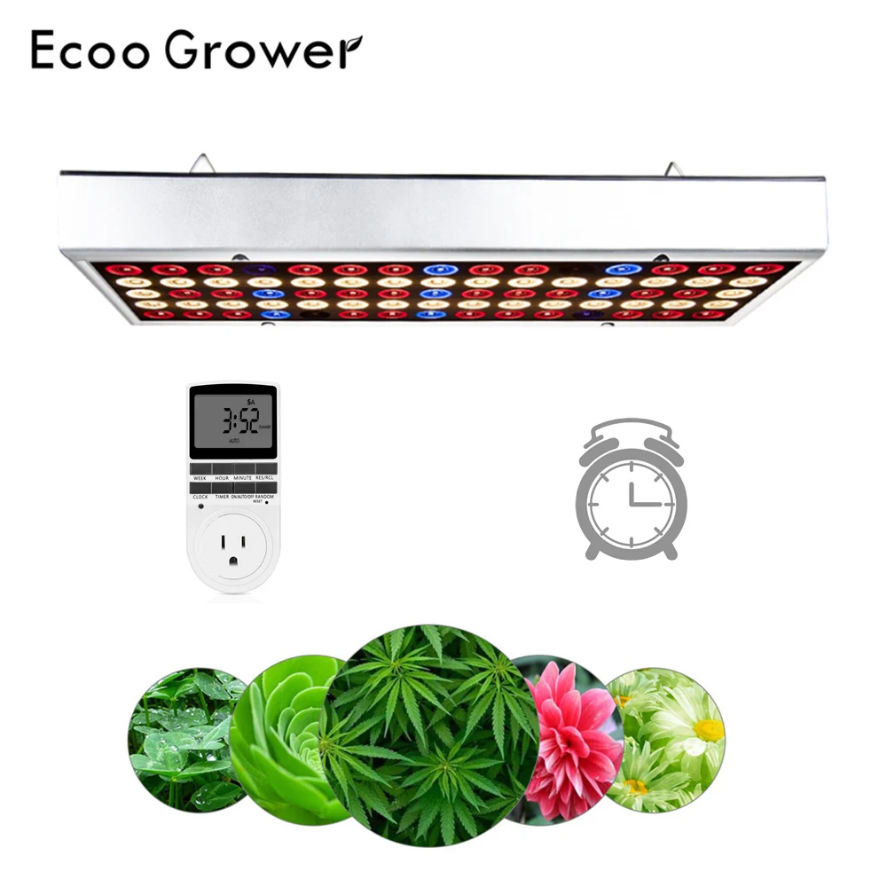

Full Spectrum LED Grow Light 300W with Intelligent Timer Switch Grow Lamp for Greenhouse Planting Indoor Garden Hydroponic