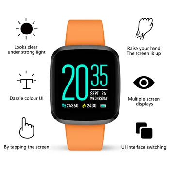 

P3A Smart watch waterproof smartwatch heart rate monitor multiple sport model fitness tracker man women wearable smart clock m3