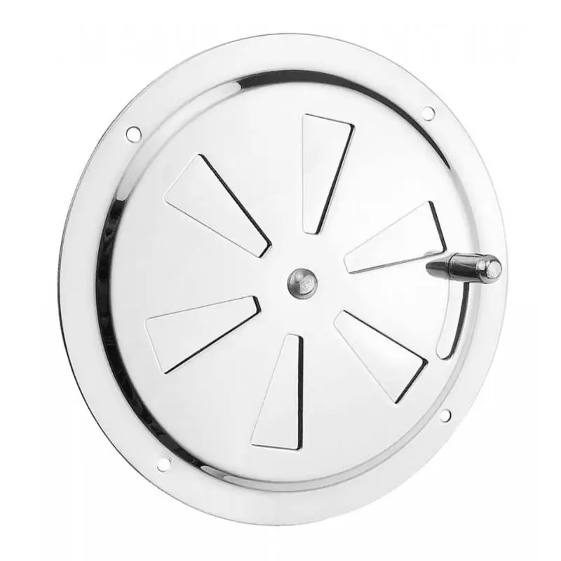 Stainless Steel Boat Marine Air Vent Louver Grille Cover 128mm Ventilation Louvered Ventilator Cover Adjustable Exhaust Vent