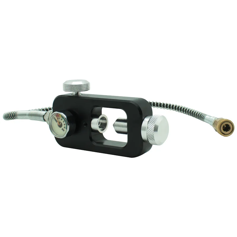 黑色试气阀接夜光表接全弹簧高压管-2